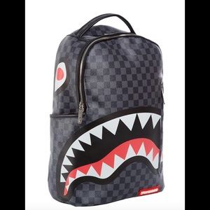 Sprayground Sharks in Paris Black Backpack